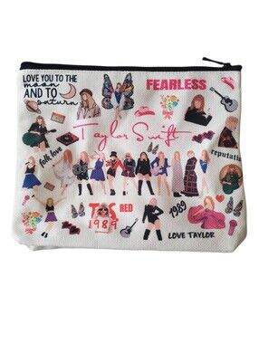 Taylor Swift Albums Makeup/Pencil Case Pouch Eras Tour A4